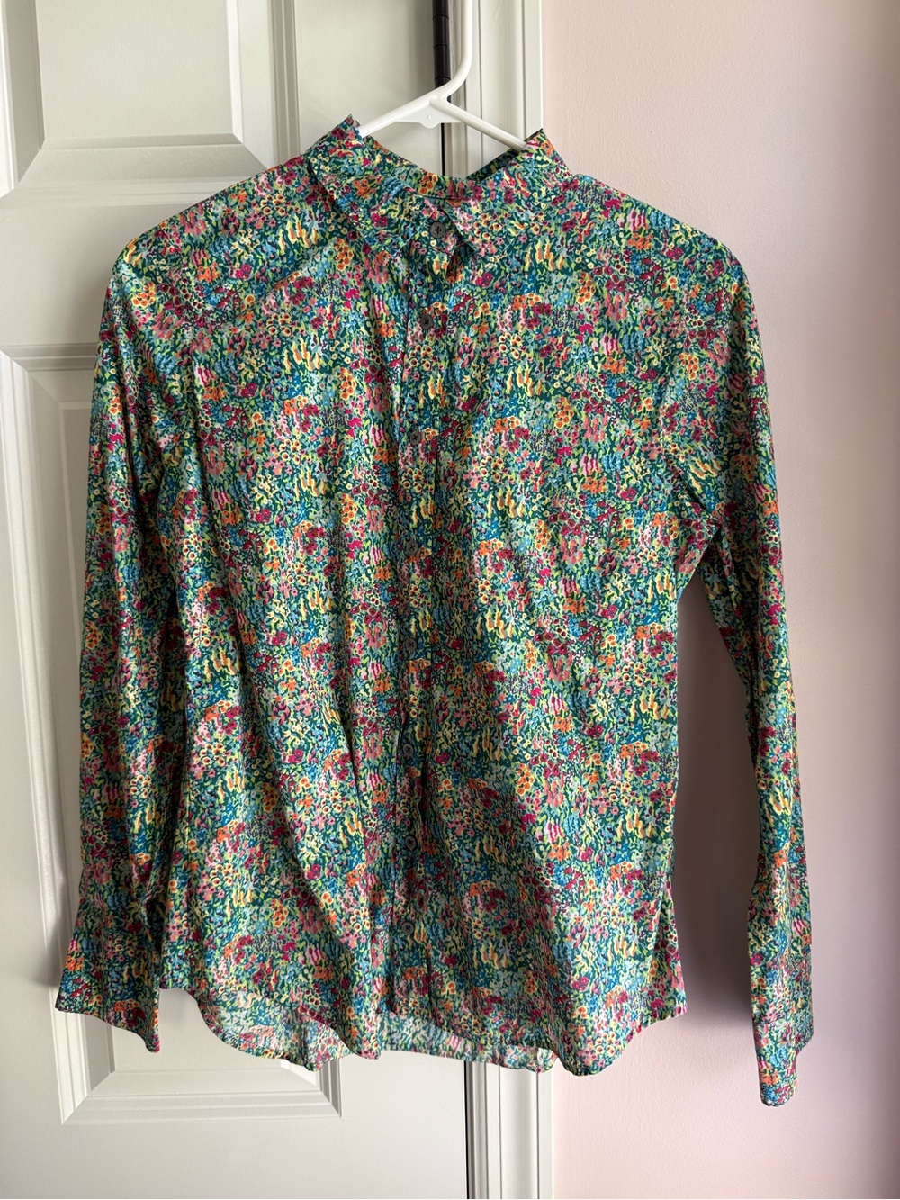 J. Crew Perfect Shirt in Liberty® floral, Size 6